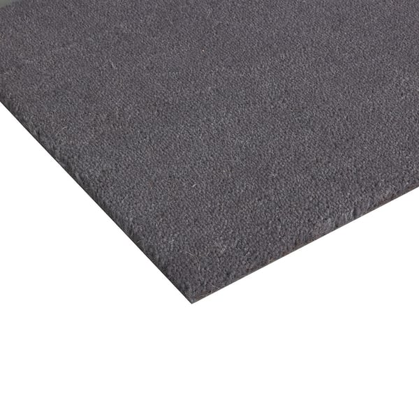 Kokosmåtte 80x120cm - Grå - 24 mm tyk