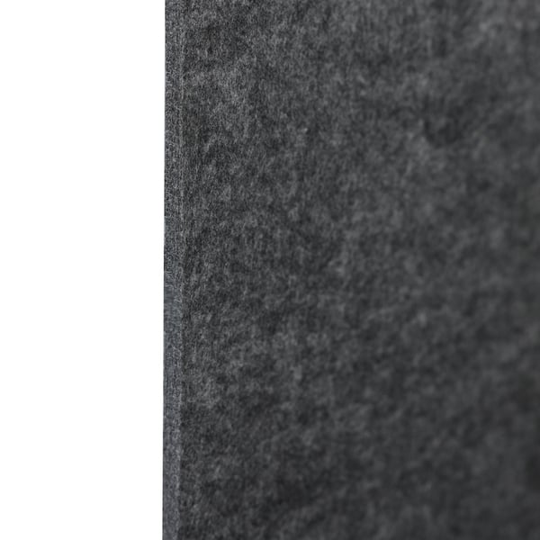 Akustisk vægpanel PET-filt - 50x50 cm - Grå