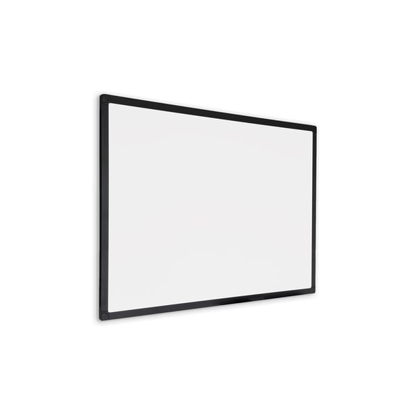 Whiteboard med sort ramme 45x60 cm - Magnetisk