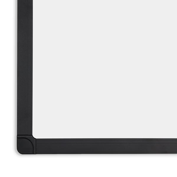 Magnetisk whiteboardtavla med svart ram 75x100 cm