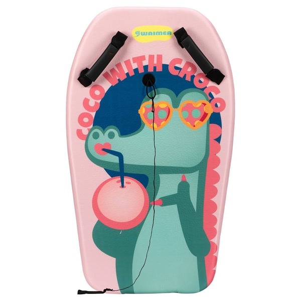 Bodyboard med handtag - Coco Croco Pink