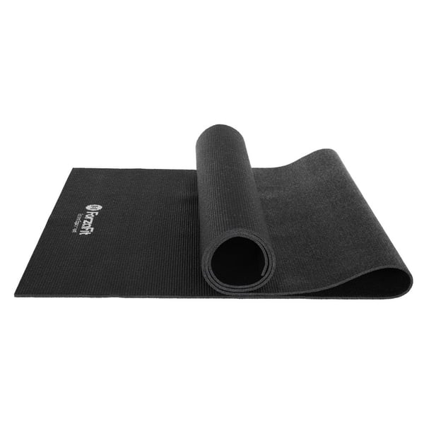 ForzaFit Yogamåtte - Fitnessmåtte - Skridsikker yogamåtte - 4 mm - Sort