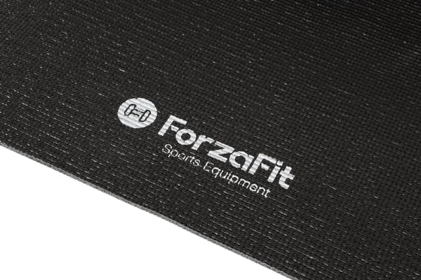 ForzaFit Yogamåtte - Fitnessmåtte - Skridsikker yogamåtte - 4 mm - Sort