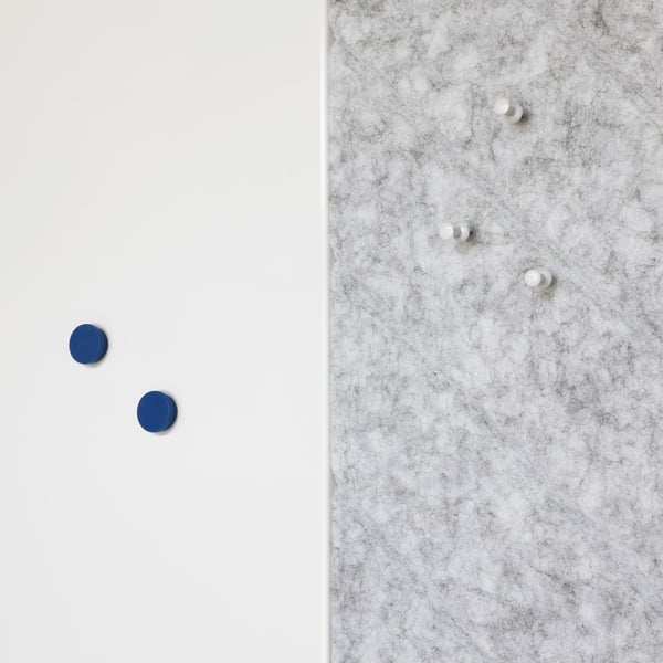 Akustisk vægpanel PET-filt - 100x100cm - Sildebensmønster Lysegrå