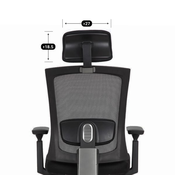 Joy Comfort -toimistotuoli - ergonominen - musta