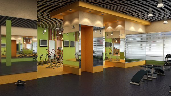 Fitnessmåtte 90 x 90 cm - Kliksystem - Sort - 14 mm