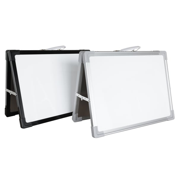 Bærbar whiteboardtavle med aluminiumskant 30x40 cm
