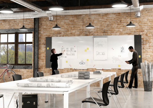 Skin Whiteboard PRO 75x115 cm polyesterbelægning
