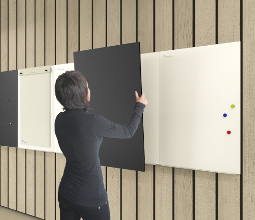 Skin Whiteboard PRO 75x115 cm polyesterbelægning