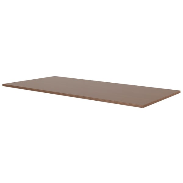 Justerbart duo-skrivebord - 180x80 cm - Hvid / Mørk eg