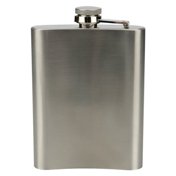 Ruostumattomasta teräksestä valmistettu taskumatti / taskumatti 200 ml