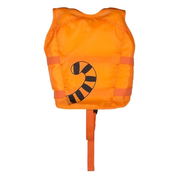 Børne redningsvest med dyr - 2-3 år - 15-19 kg - Orange