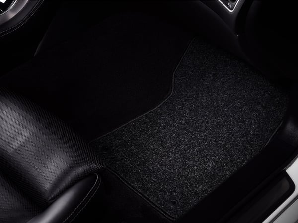 Velour-auton matot: BMW 7 E65 sedan (2001-2008) antrasiitti