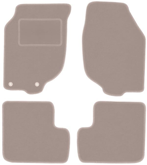 Velour-auton matot: Rover 25 hatchback (1999-2005) beige