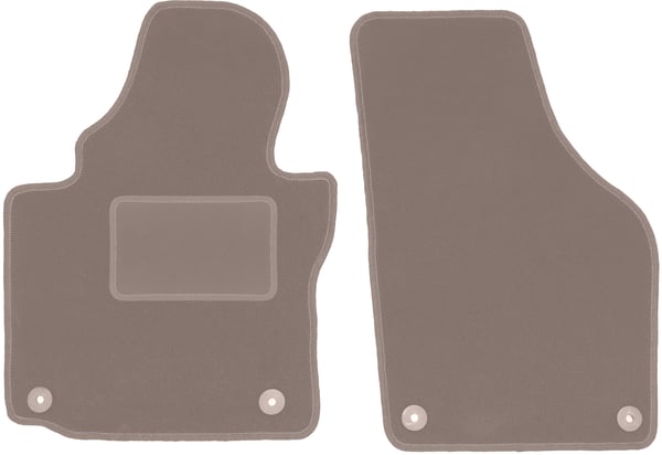 Etupuskurin matot: Volkswagen Caddy 2K FL tila-autoon (2010-2015) beige