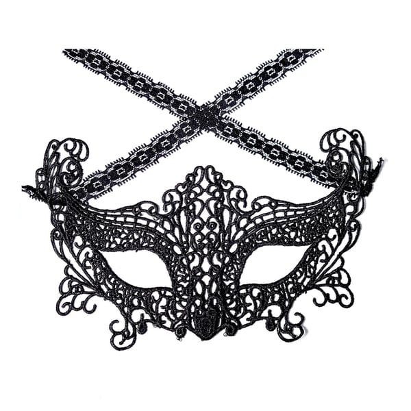 Venetiansk Ögonmask i Spets – Spetsmask Maskerad Halloween