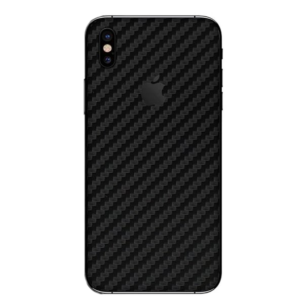 iPhone X Kolfiber Skin Skyddsplast Baksida