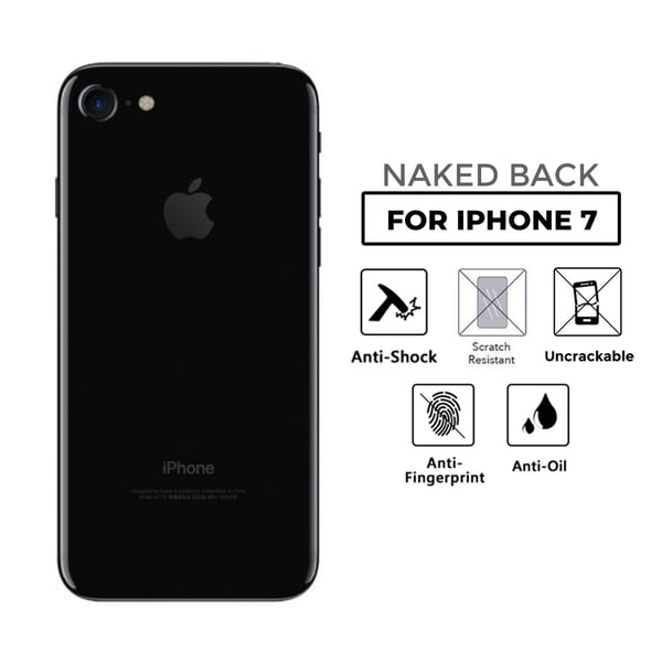 iPhone 7 Genomskinlig Skin Skyddsplast Baksida iPhone 7 Genomskinlig Skin Skyddsplast Baksida