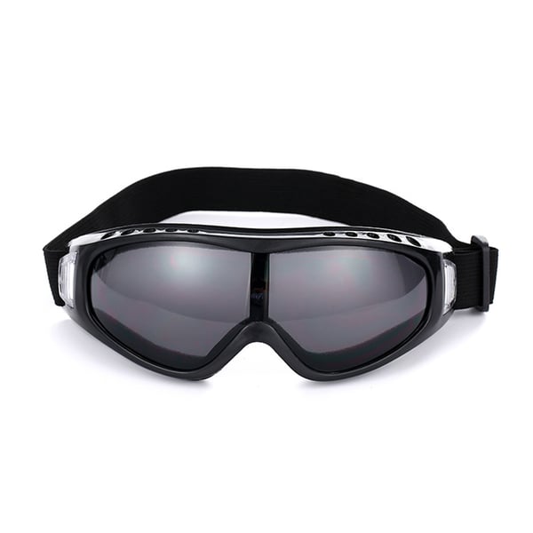 Svarta Skidglasögon Goggles MC MX Mopedglasögon UV-Skydd