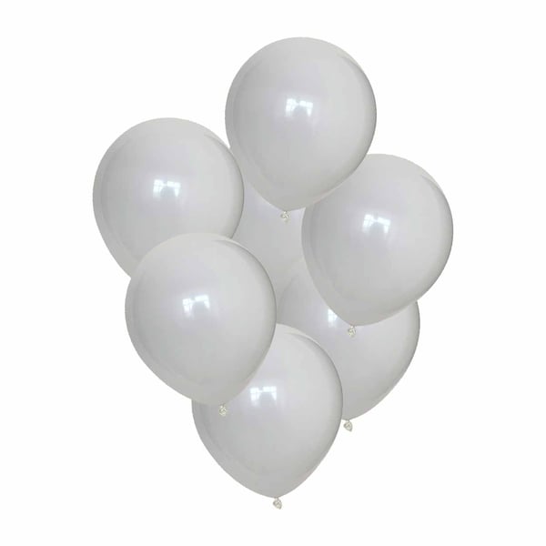 100-pakkaus valkoisia ilmapalloja 26 cm lateksijuhlia syntymäpäivä