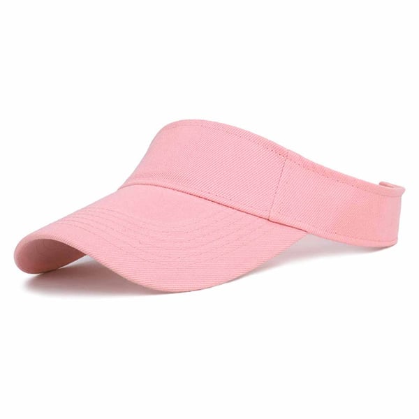 Rosa Solskärm Keps Skärm Solkeps Clip-on Kardborre