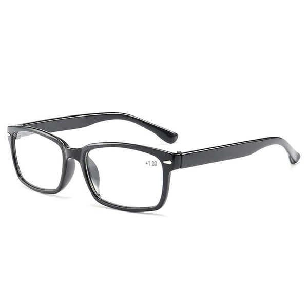 Smale svart lesebriller styrke 1.0 glass