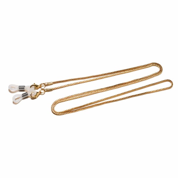 Senils String Box Chain Egelassed Erellass Cord Neck Chain Gold Senils String Box Chain Egelassed Erellass Cord Neck Chain Gold