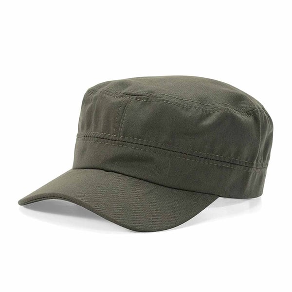 Vihreä armeijan korkki - Flat Armpeps Sotilaallinen