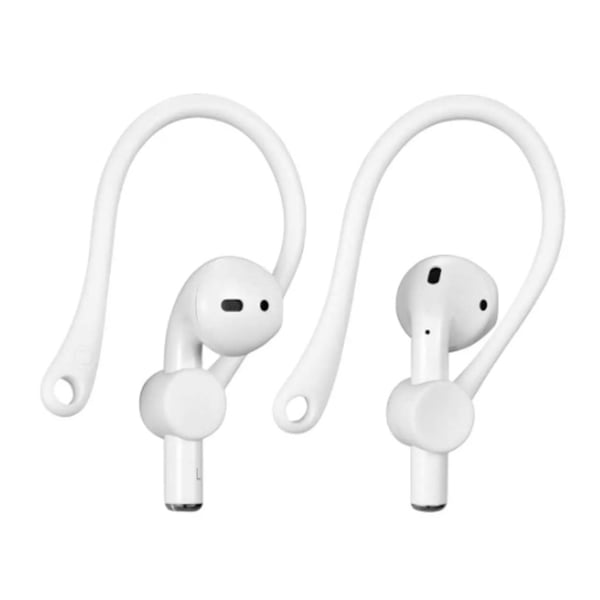 AirPods koukkujen korukorit silikoni -korvakorut valkoiset