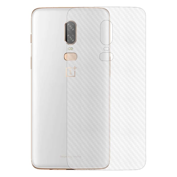 OnePlus 6 hiilikuituvinyyli ihon tarra suojakalvo selkähiili