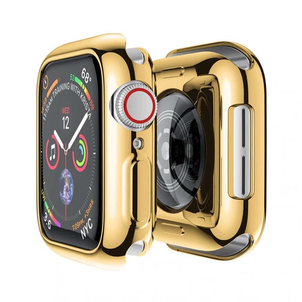 Apple Watch 7 45mm Shell Case Screen Protection Gold