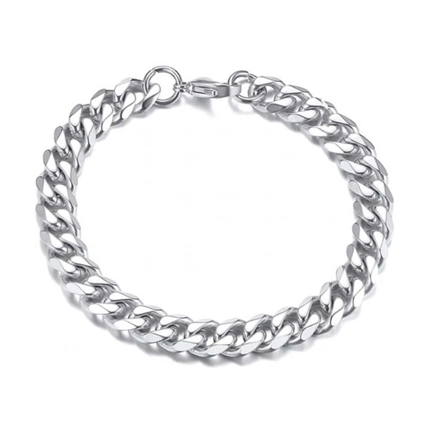 Pansarlink armbånd kæde armbånd sølv 9mm