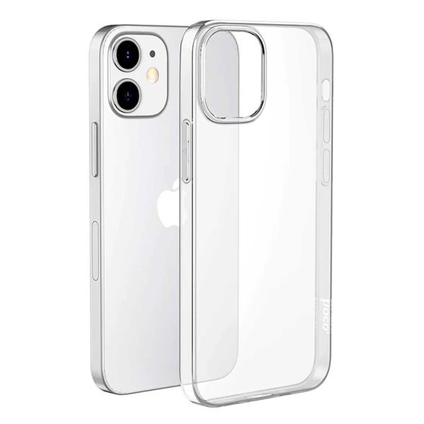 Ohut iPhone 12 mini läpikuultava mobiilikuori läpinäkyvä