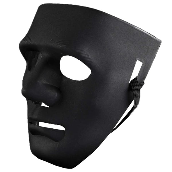 3 -Pack Black Mask - Koristele väri - Halloween Fest Masked