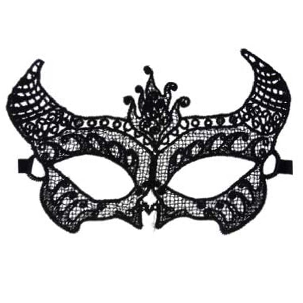 Venetsialainen silmämaski pitsi naamioitu Halloween Mask Maleficent