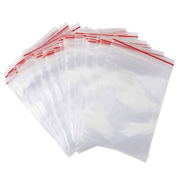 300-pack 4x6cm glidelåsposer med glidelås i glidelåset