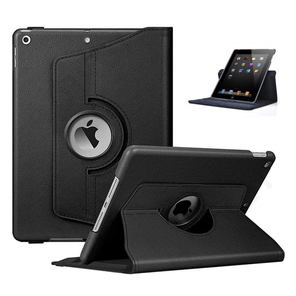 iPad Air 11" (M2) 360° Smart Cover Case PU Læder Sort