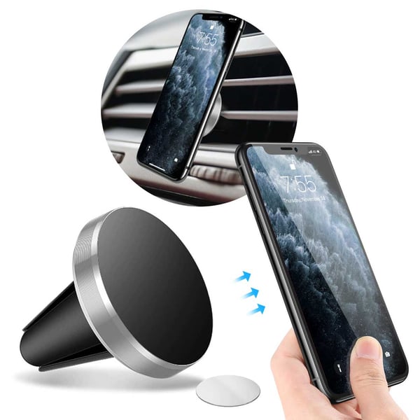 Magneetti Mobile Holder Auton tuuletusgrilleri -autopidike hopealle