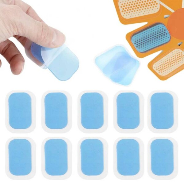 10-pack gelpads til EMS-træner elektronisk muskelstimulator