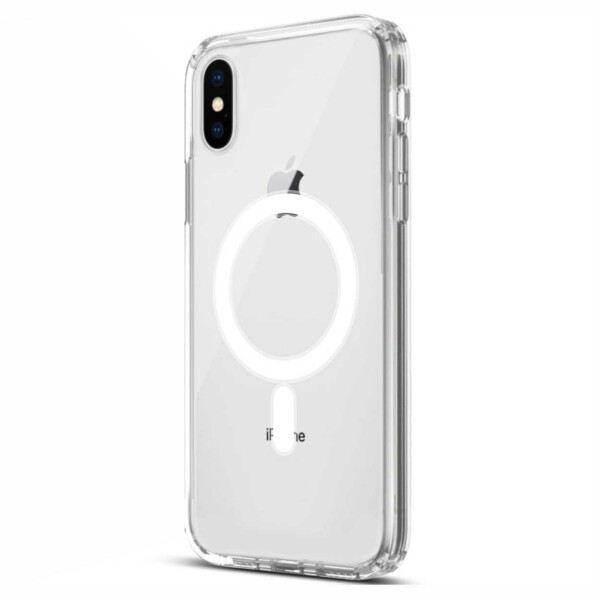 iPhone XR Magneettinen Puhelimen Kuori Magsafe Yhteensopiva Läpinäkyvä