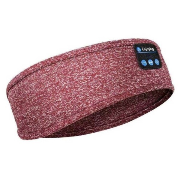 Sleep-kuulokkeet - pääpanta ja silmänaamari Bluetooth-kuulokkeilla, punainen