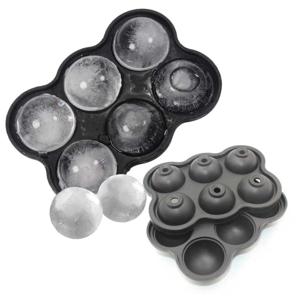 2-Pack 6 runde isbiter Silikon isform iskuler