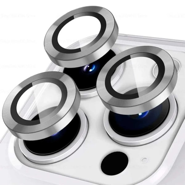 iPhone 13 Pro/13 Pro Max Linsskydd Silver