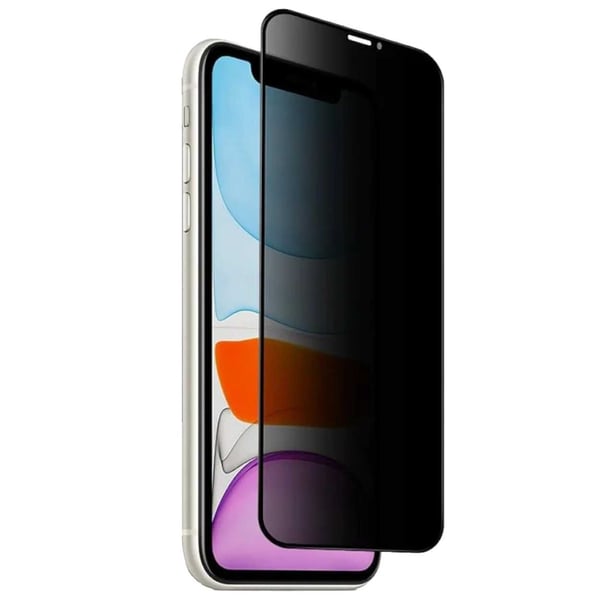 iPhone 11 Pro Max Privacy Skjermbeskytter Full dekning HD herdet glass