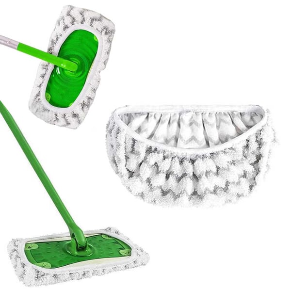 Återanvändningsbar Premium Sweeper Mikrofiberduk XL Grå/Vit 45,3×11,5cm