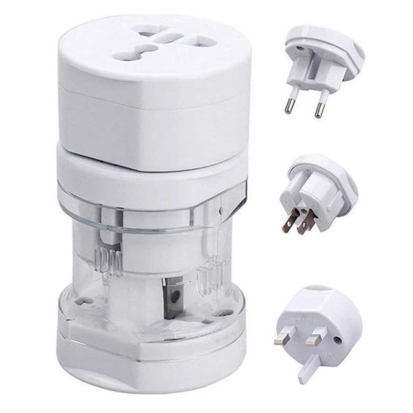 Universal Reseadapter för Alla Länder Vit
