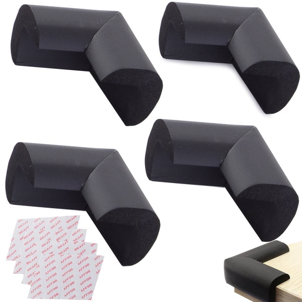Kulmasuojat Foam 4-pack Black Kulmasuojat Foam 4-pack Black