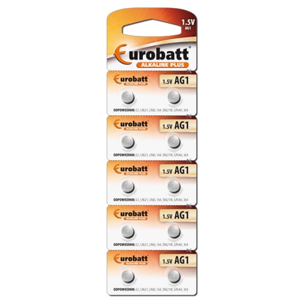 10-Pack Knappcellsbatteri AG1 10-Pack Knappcellsbatteri AG1