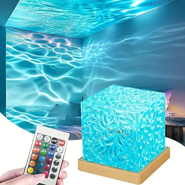LED RGB Aurora Lampe Atmosfærisk Dekorativ Nattlampe