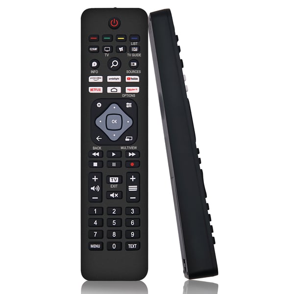 Philips Kompatibel TV-fjernkontroll | Universal Alle Philips Smart TV, LED, LCD, HDTV, 3D